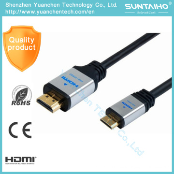 Câble HDMI Ethernet à haute vitesse de soutien d&#39;OEM 1.4V